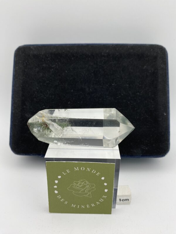 CRISTAL BITERMINE AVEC INCLUSION
8CM