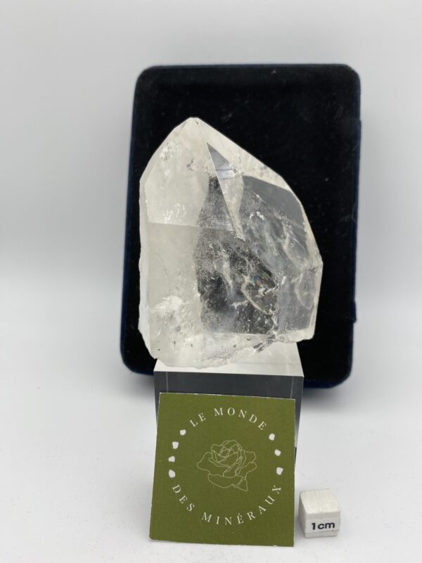CRISTAL OBELISQUE 8CM SEMIBRUT