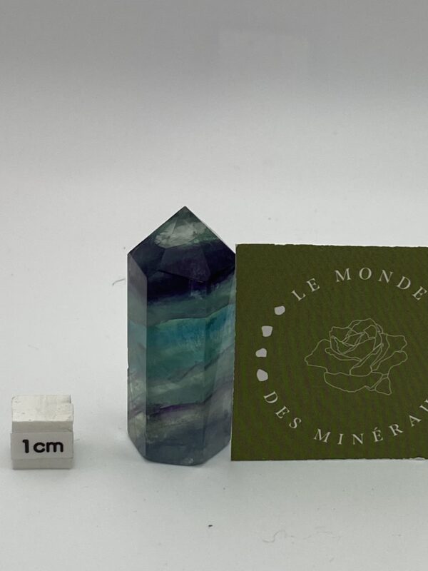 FLUORINE MULTICOLORE OBELISQUE 5CM