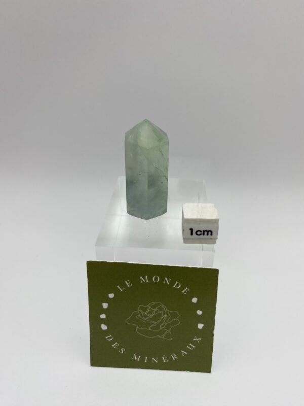 fluorine multicolore obelisque verte 3CM