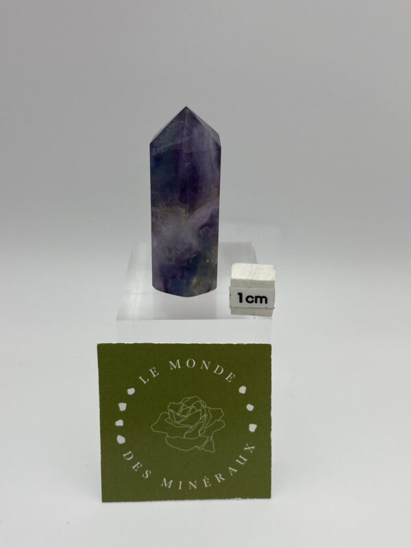 FLUORINE MULTICOLORE OBELISQUE 5CM