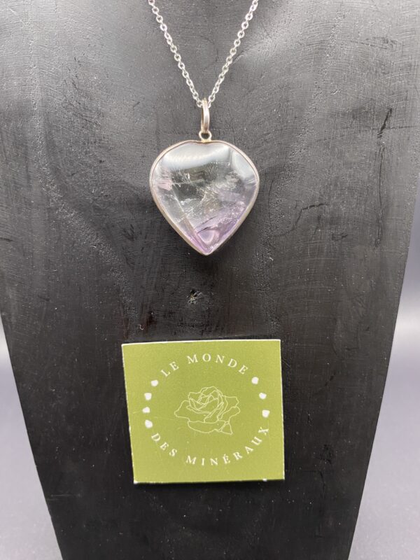 AMETHYSTE COEUR PENDENTIF