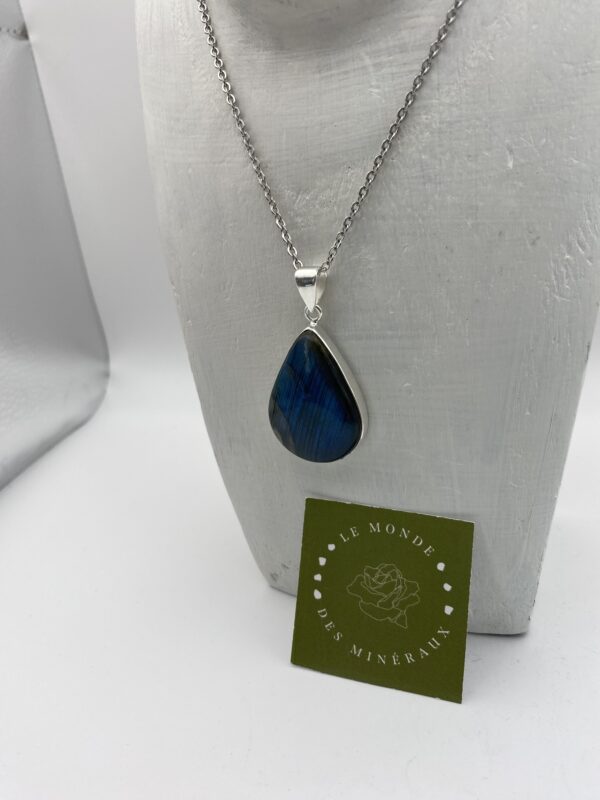 LABRADORITE PENDENTIF GOUTTE