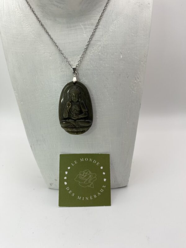 OBSIDIENNE GOLD BOUDDHA