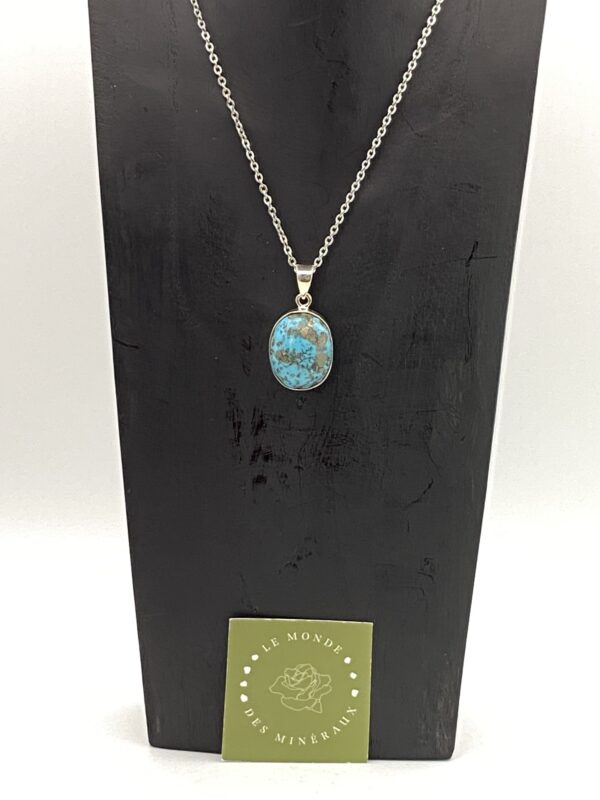 TURQUOISE PENDENTIF GROS CABOCHON